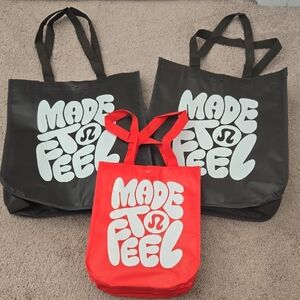 Bundle Of Lululemon Reusable Totes